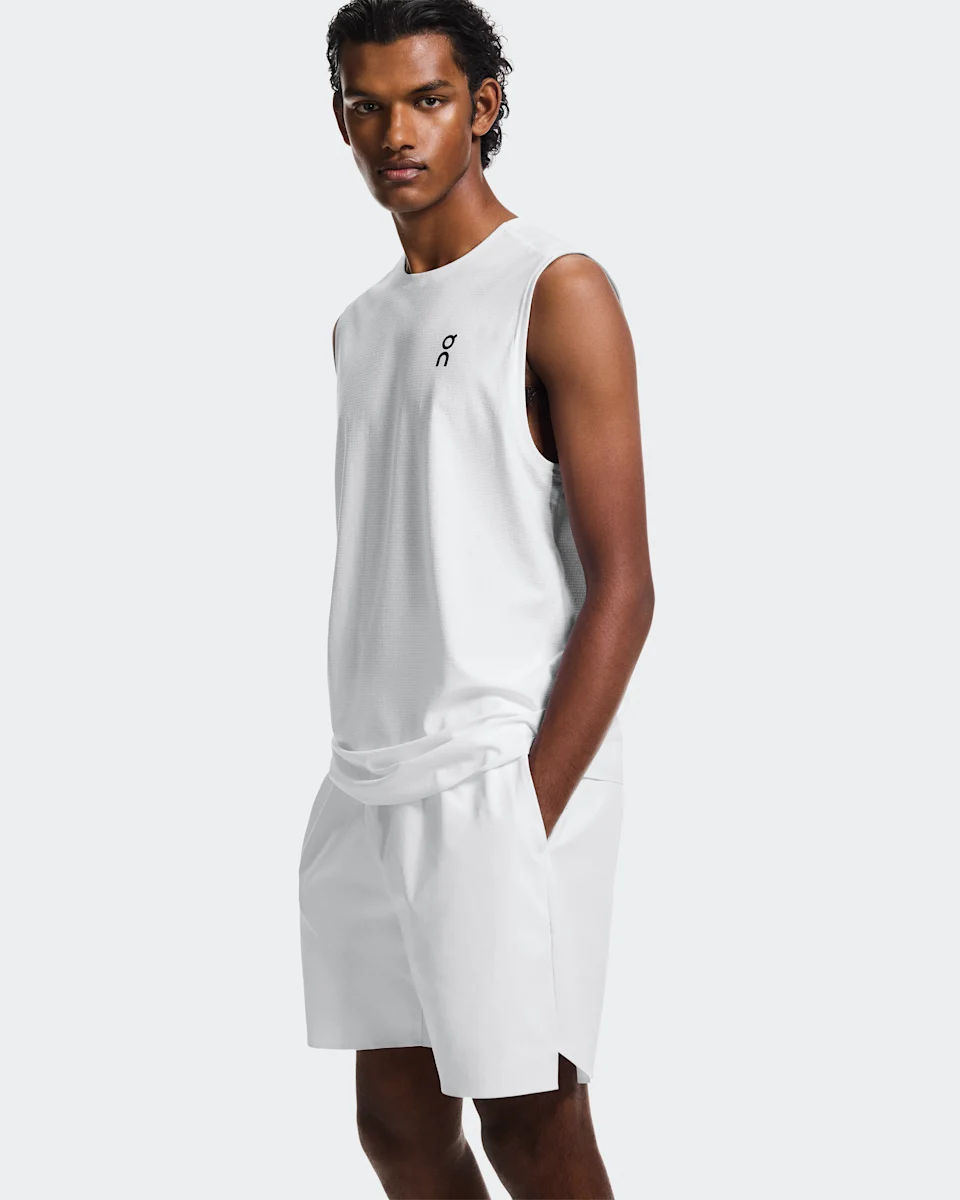 On 7" Court Shorts White Masculino