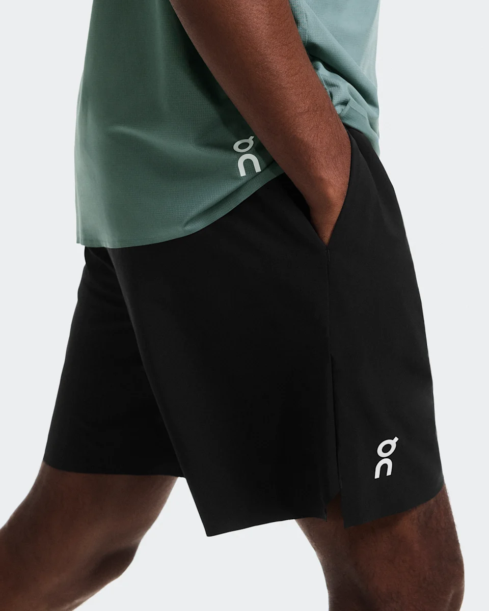 On 7" Court Shorts Black Masculino