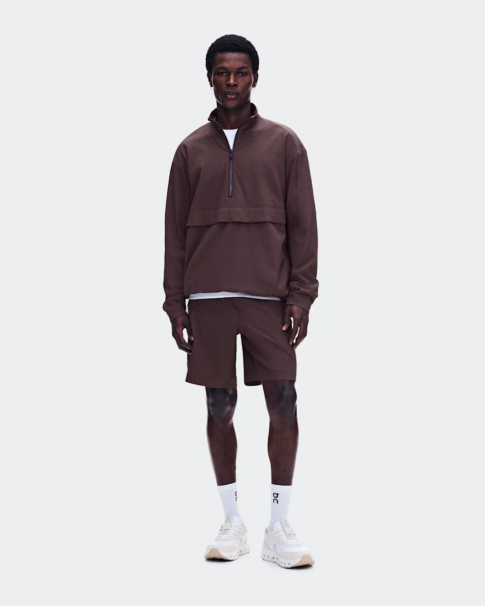 On Courtside 1/2 Zip Eaze Mulberry Masculino