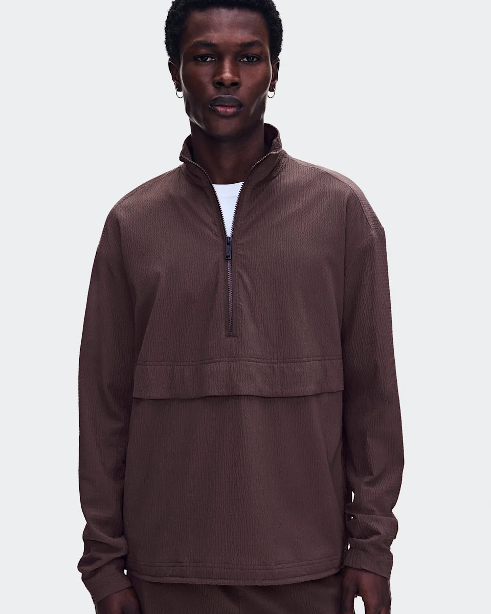 On Courtside 1/2 Zip Eaze Mulberry Masculino