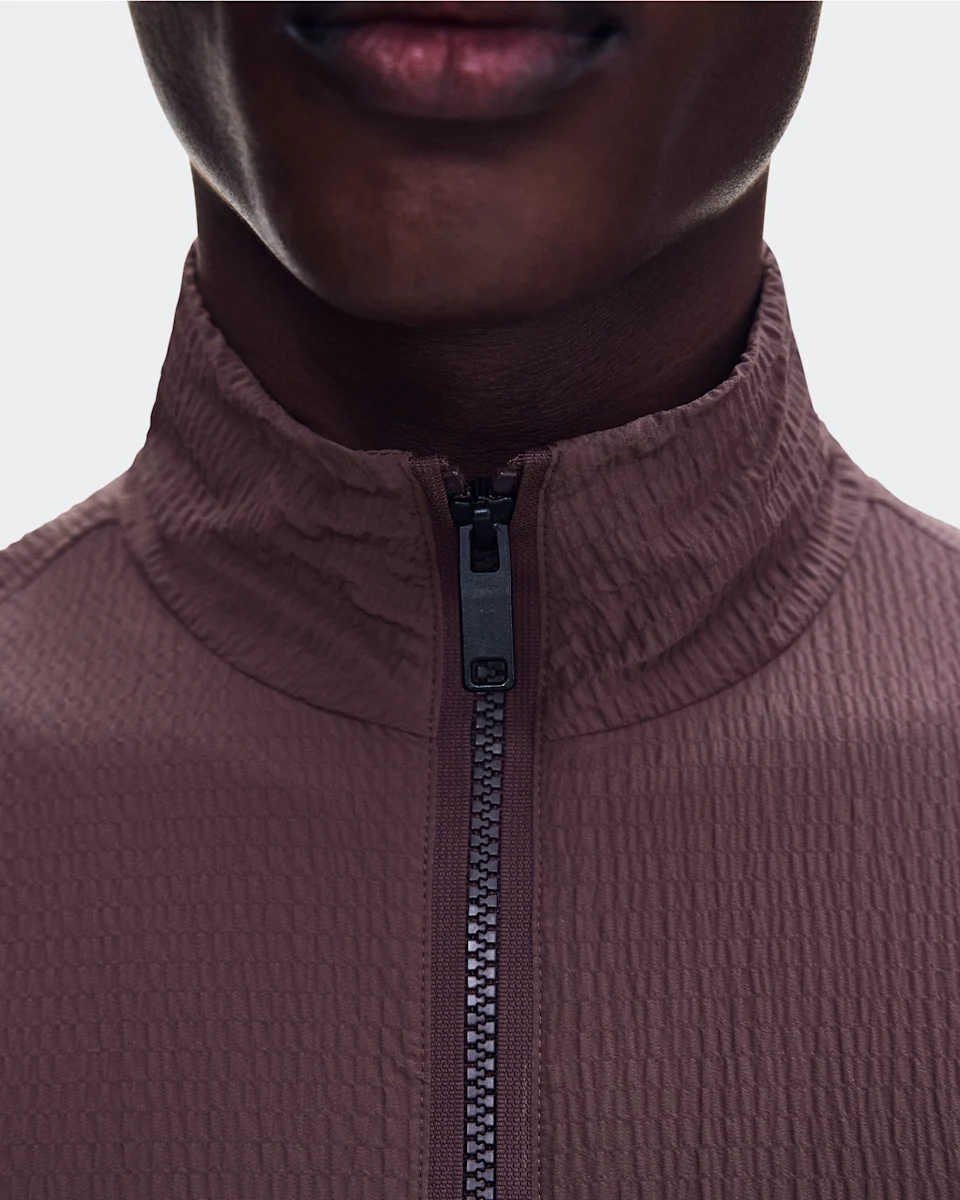 On Courtside 1/2 Zip Eaze Mulberry Masculino