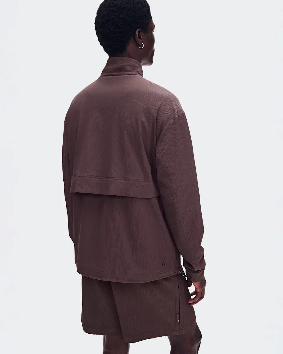 On Courtside 1/2 Zip Eaze Mulberry Masculino