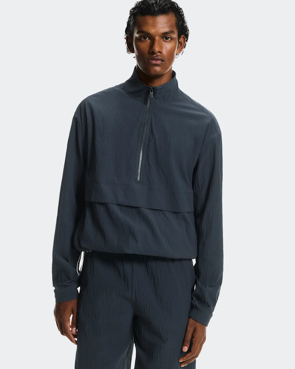 On Courtside 1/2 Zip Eaze Midnight Masculino