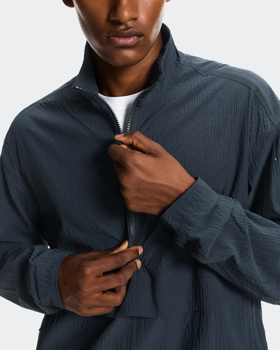 On Courtside 1/2 Zip Eaze Midnight Masculino