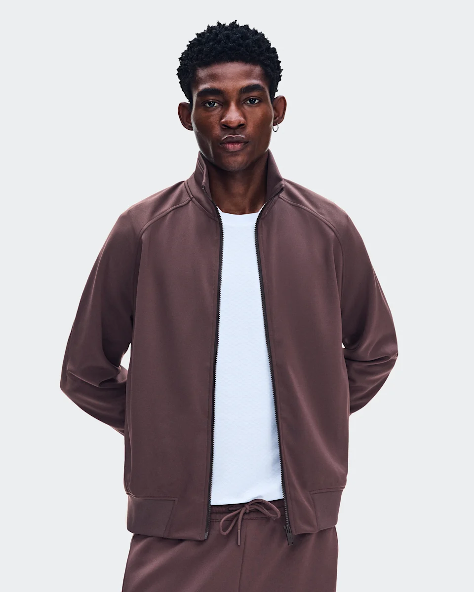 On Courtside Full-Zip Mulberry Masculino