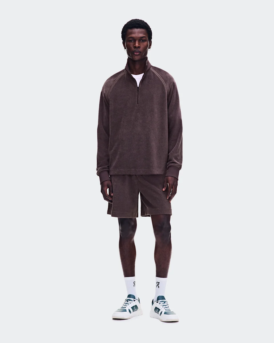 On Courtside Pullover Terry Mulberry Masculino – Estilo tenista, uso diário