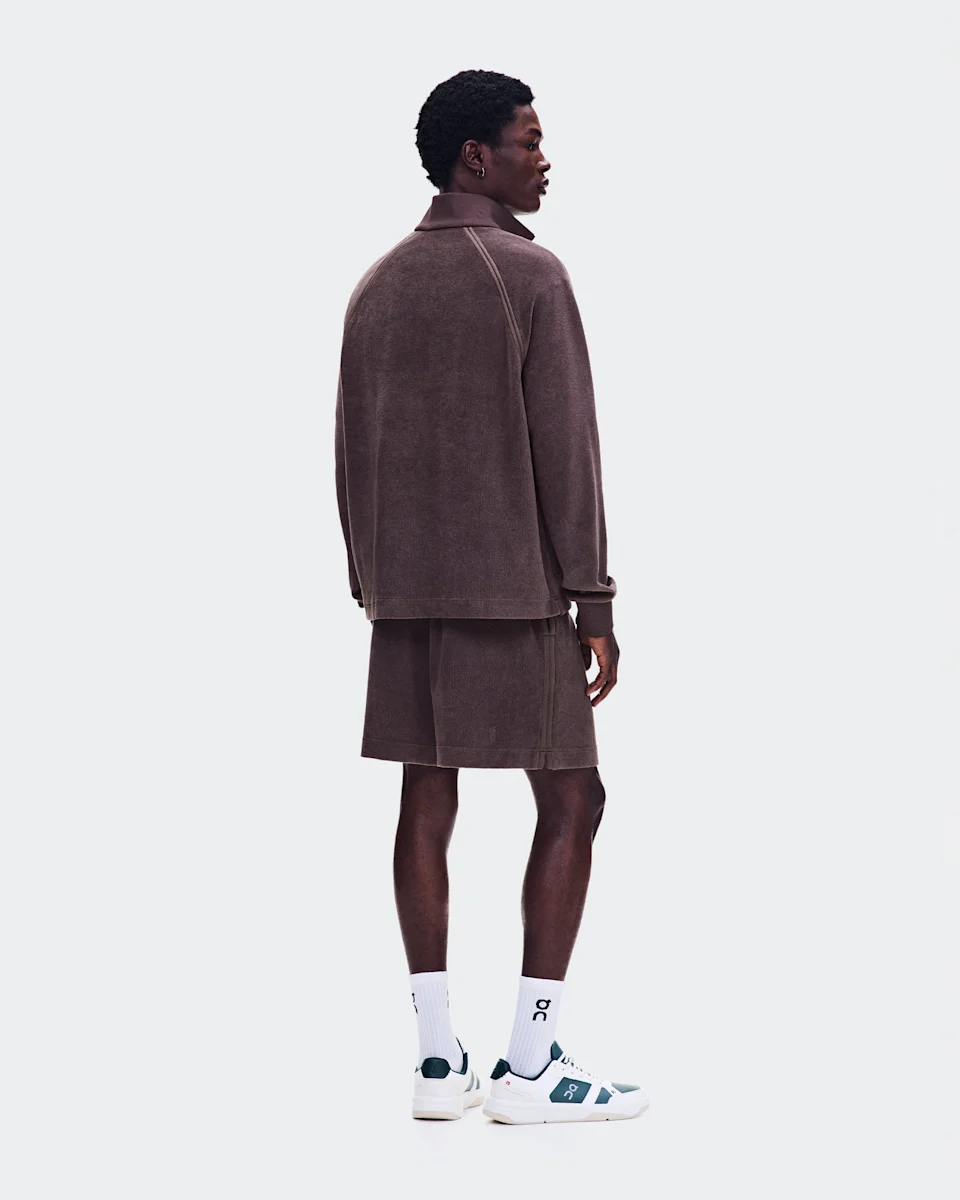 On Courtside Pullover Terry Mulberry Masculino