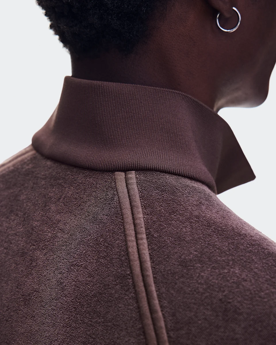 On Courtside Pullover Terry Mulberry Masculino