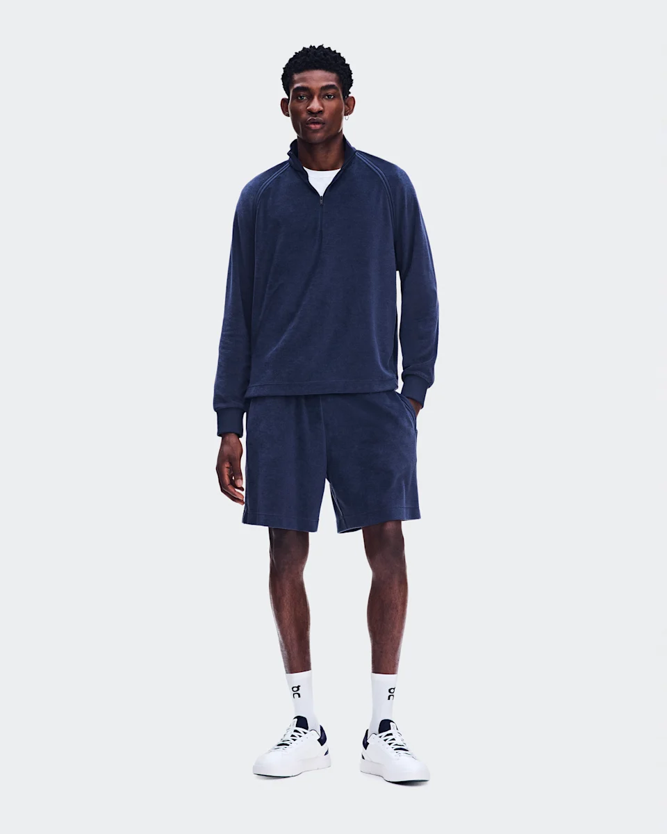 On Courtside Pullover Terry Inkwell Masculino – Estilo tenista, uso diário