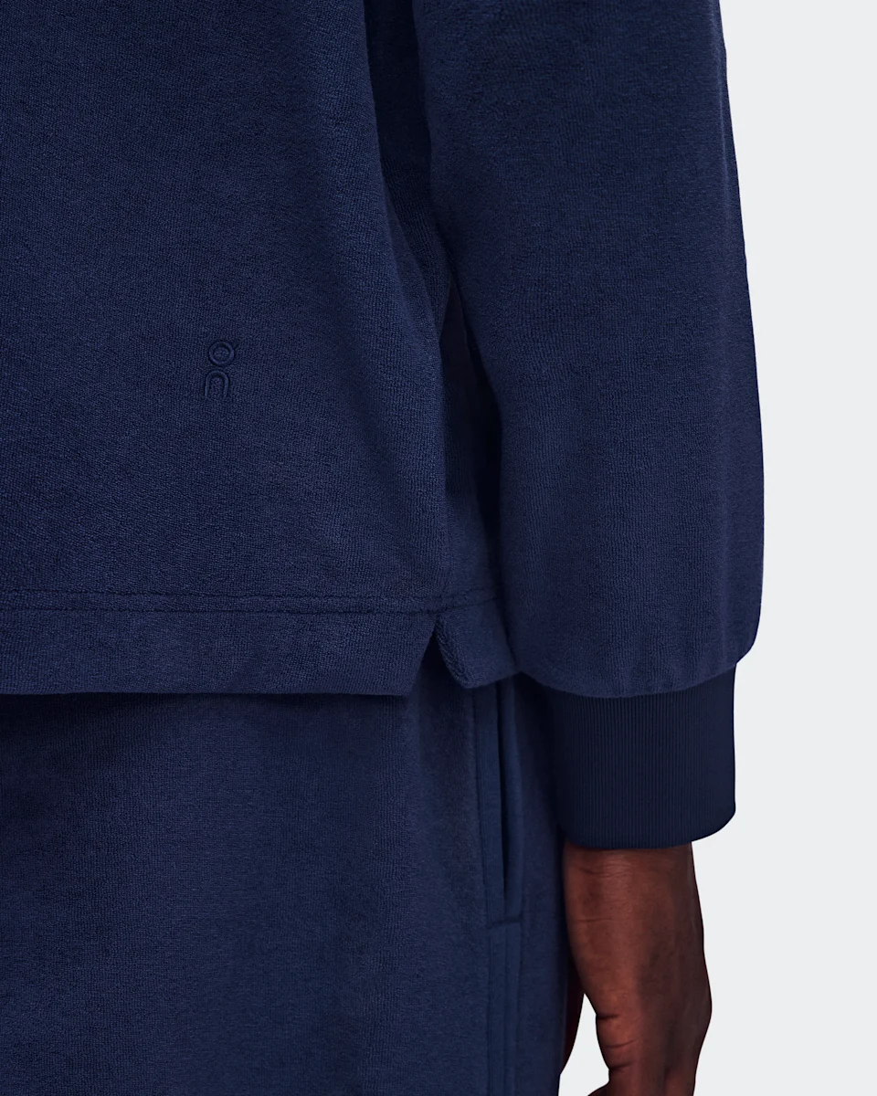 On Courtside Pullover Terry Inkwell Masculino