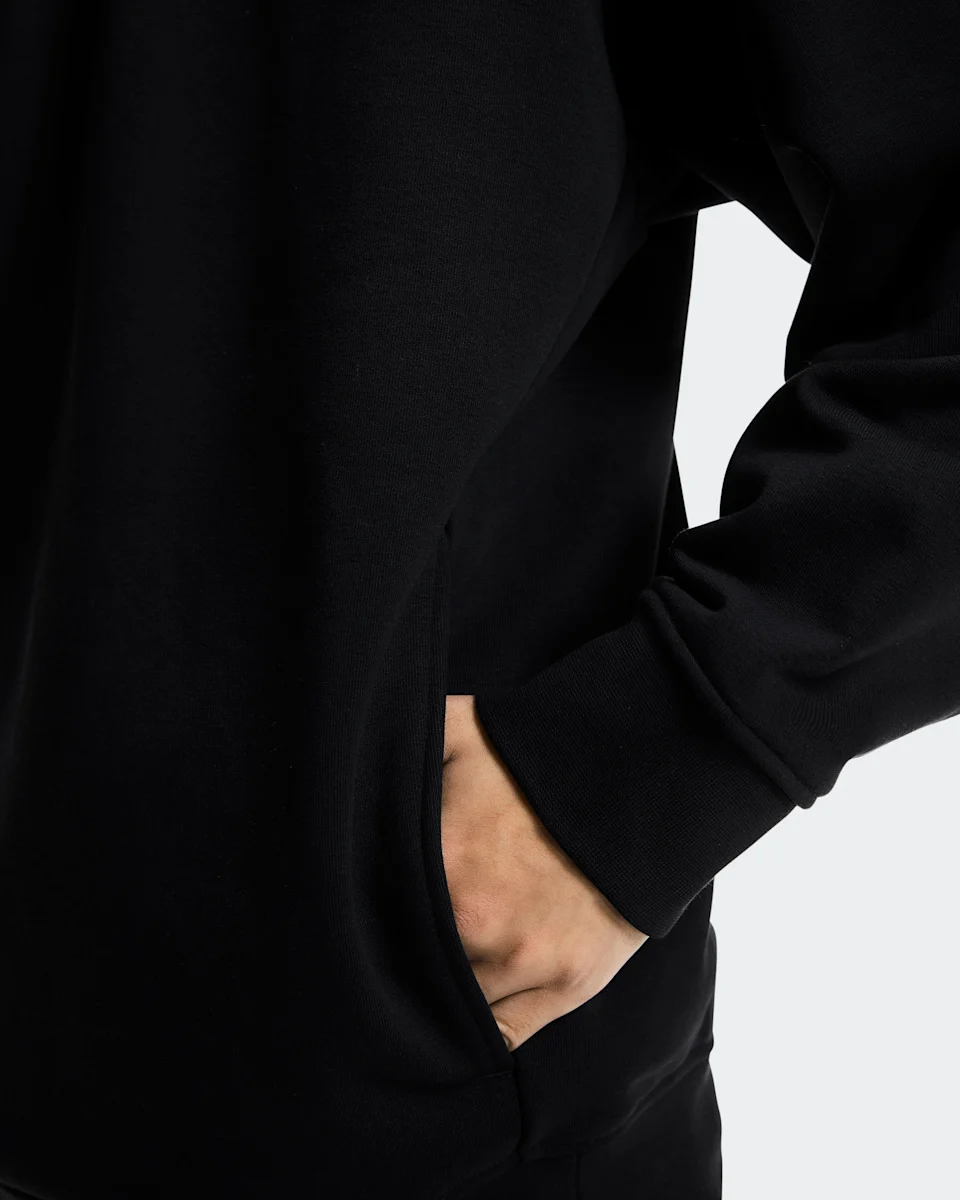 On Club Collective 1/4 Zip Black Masculino