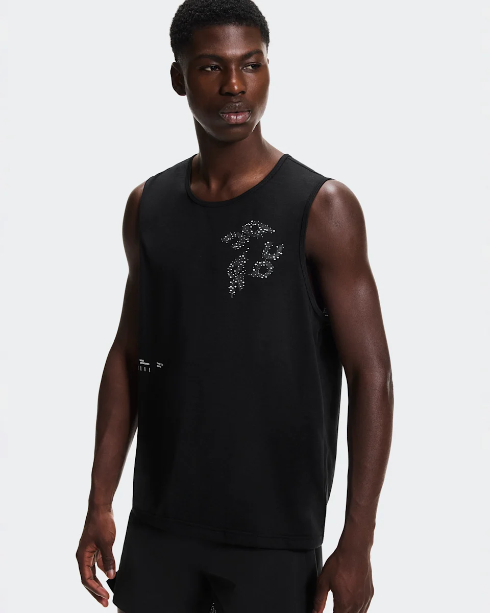 On On Run Tank Black Masculino