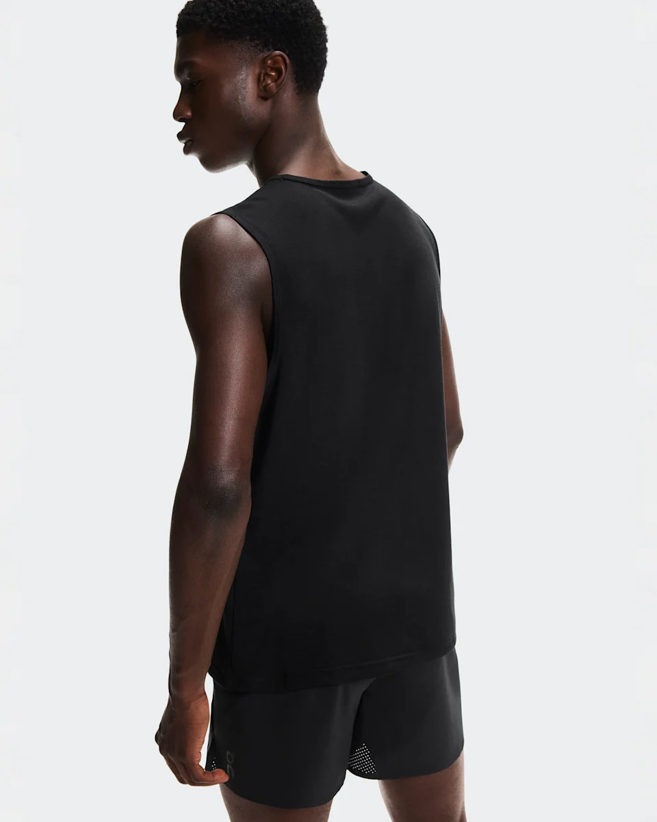 On On Run Tank Black Masculino