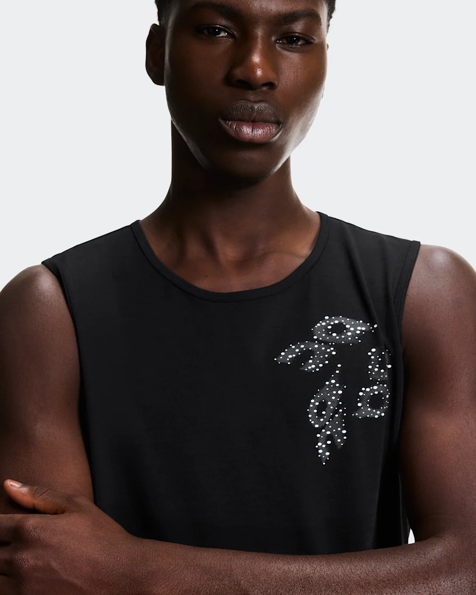 On On Run Tank Black Masculino