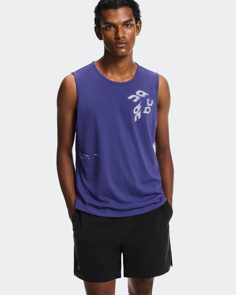 On On Run Tank Twilight Masculino
