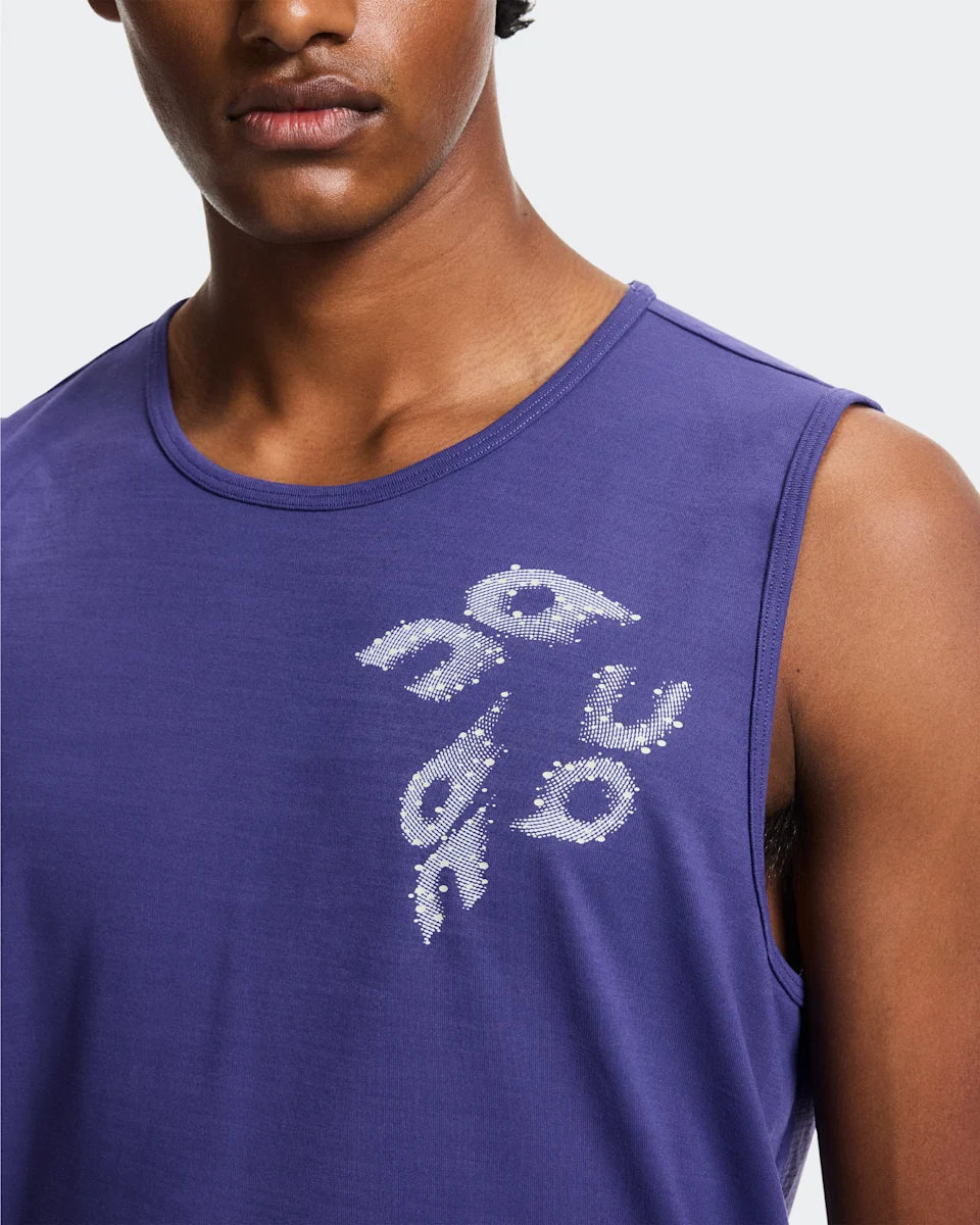 On On Run Tank Twilight Masculino