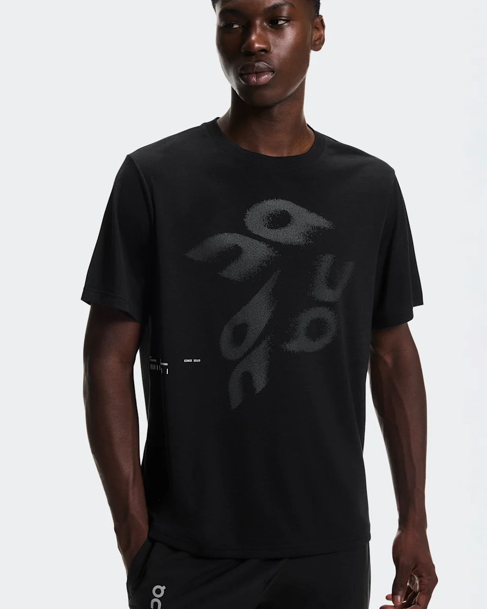 On On Run-T Black Masculino