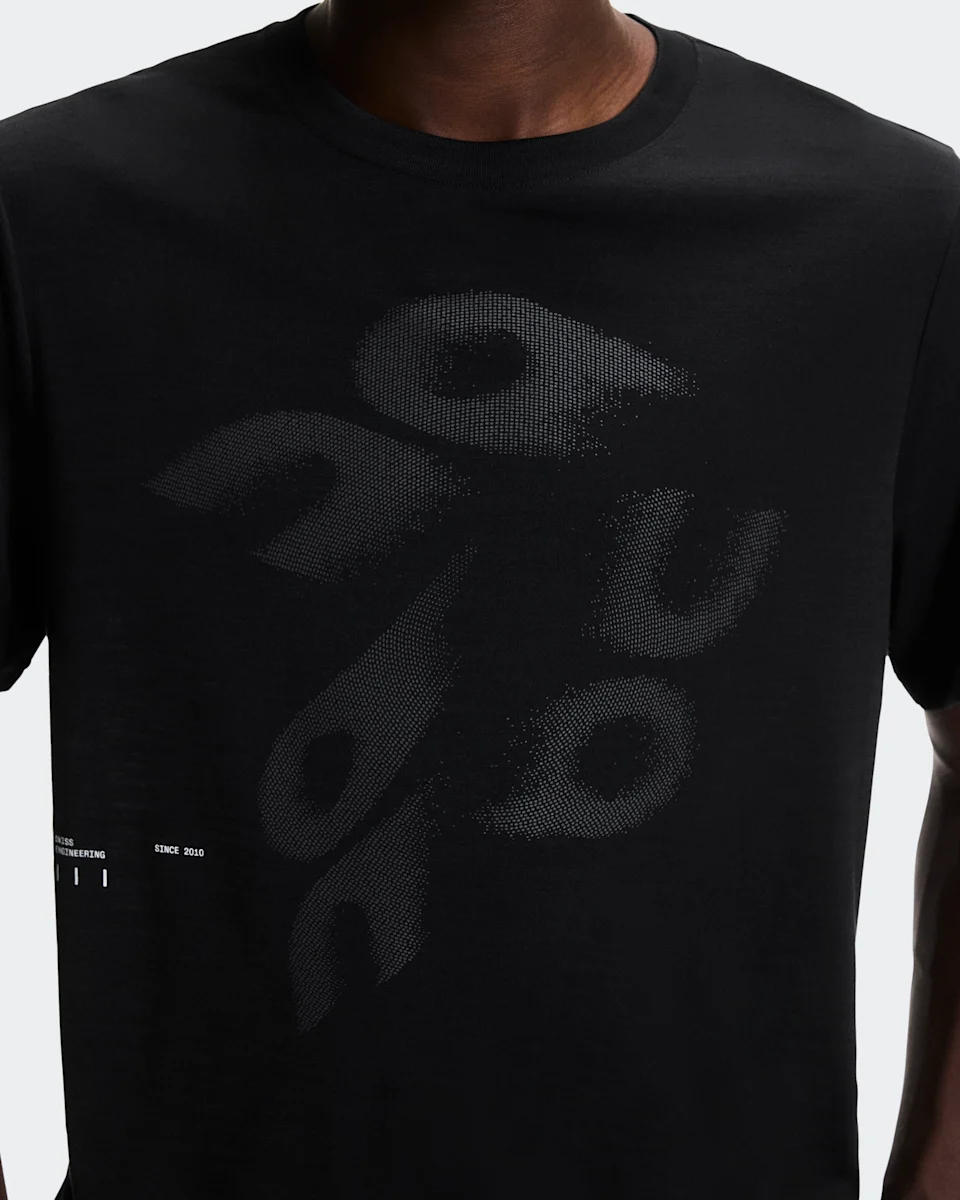 On On Run-T Black Masculino