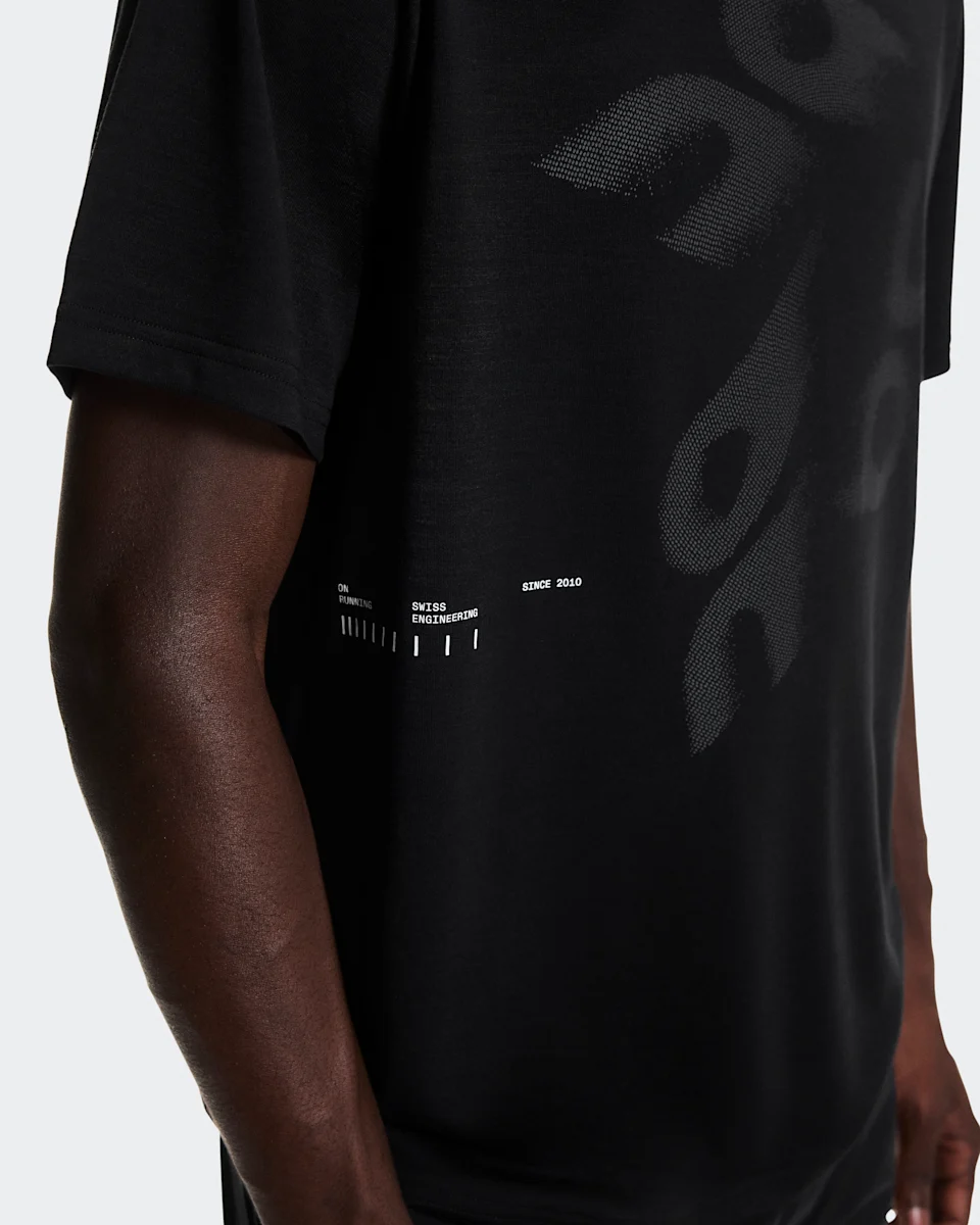 On On Run-T Black Masculino