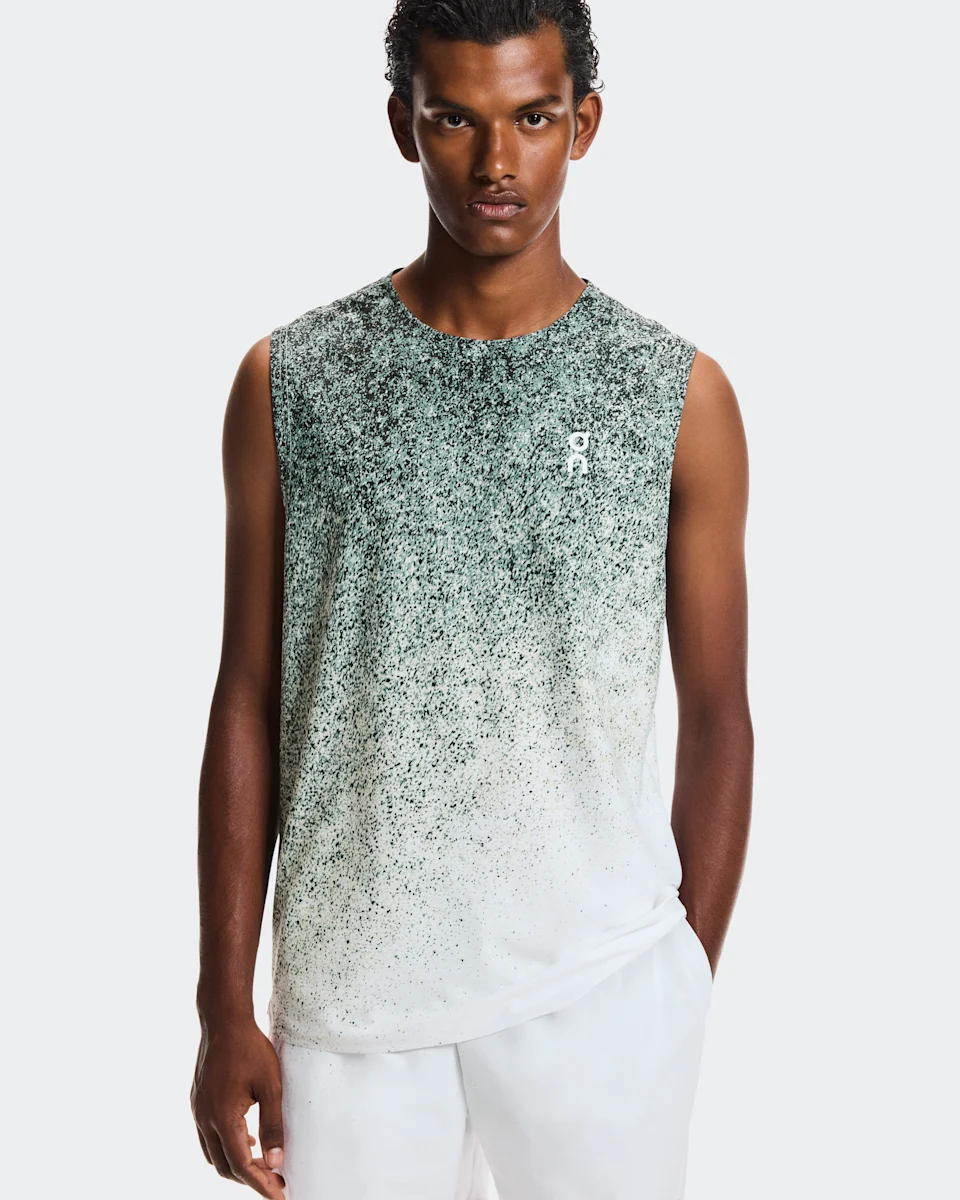 On Court Tank Fade Mineral & White Masculino