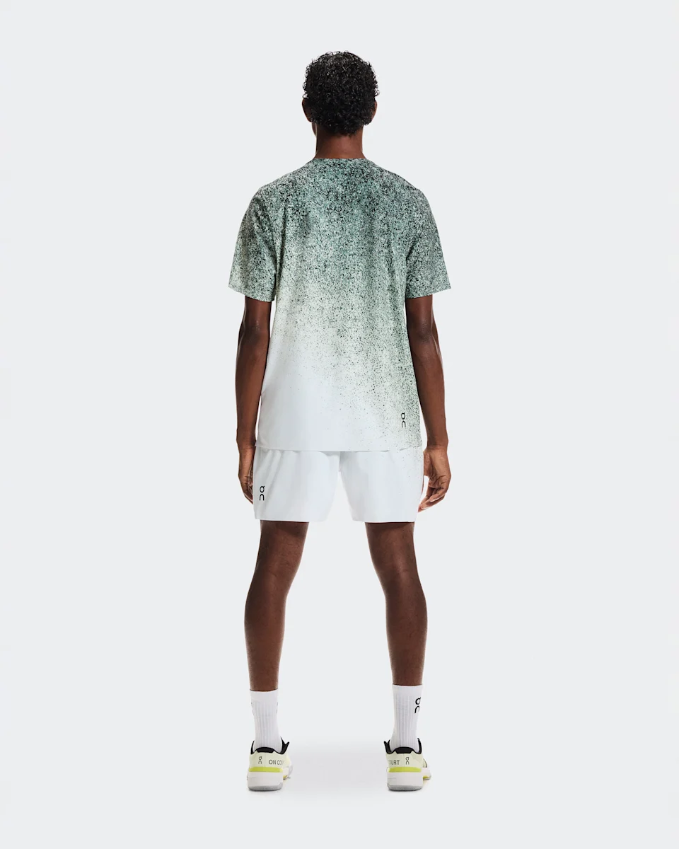 On 5" Court Shorts Fade Mineral & White Masculino
