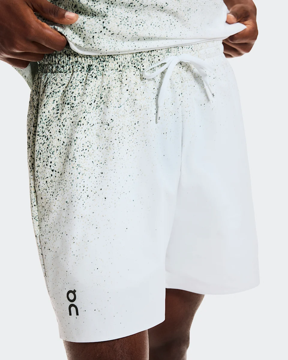 On 5" Court Shorts Fade Mineral & White Masculino