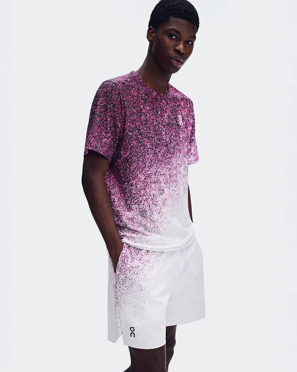 On 7" Court Shorts Fade Nebula & White Masculino