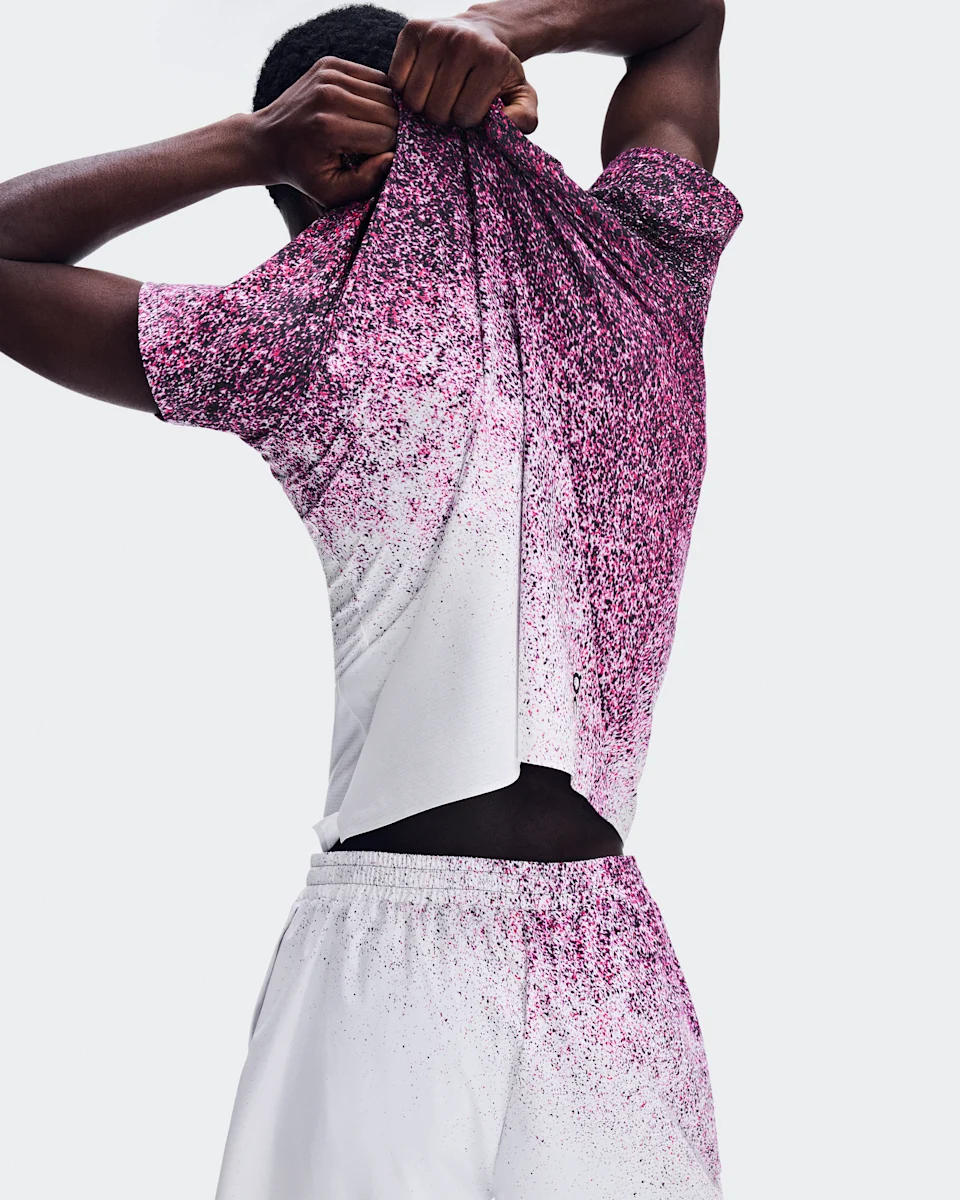 On 7" Court Shorts Fade Nebula & White Masculino