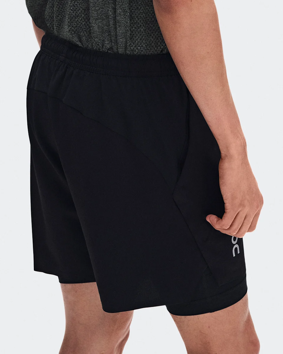 On Train 2-in-1 Shorts Black Masculino