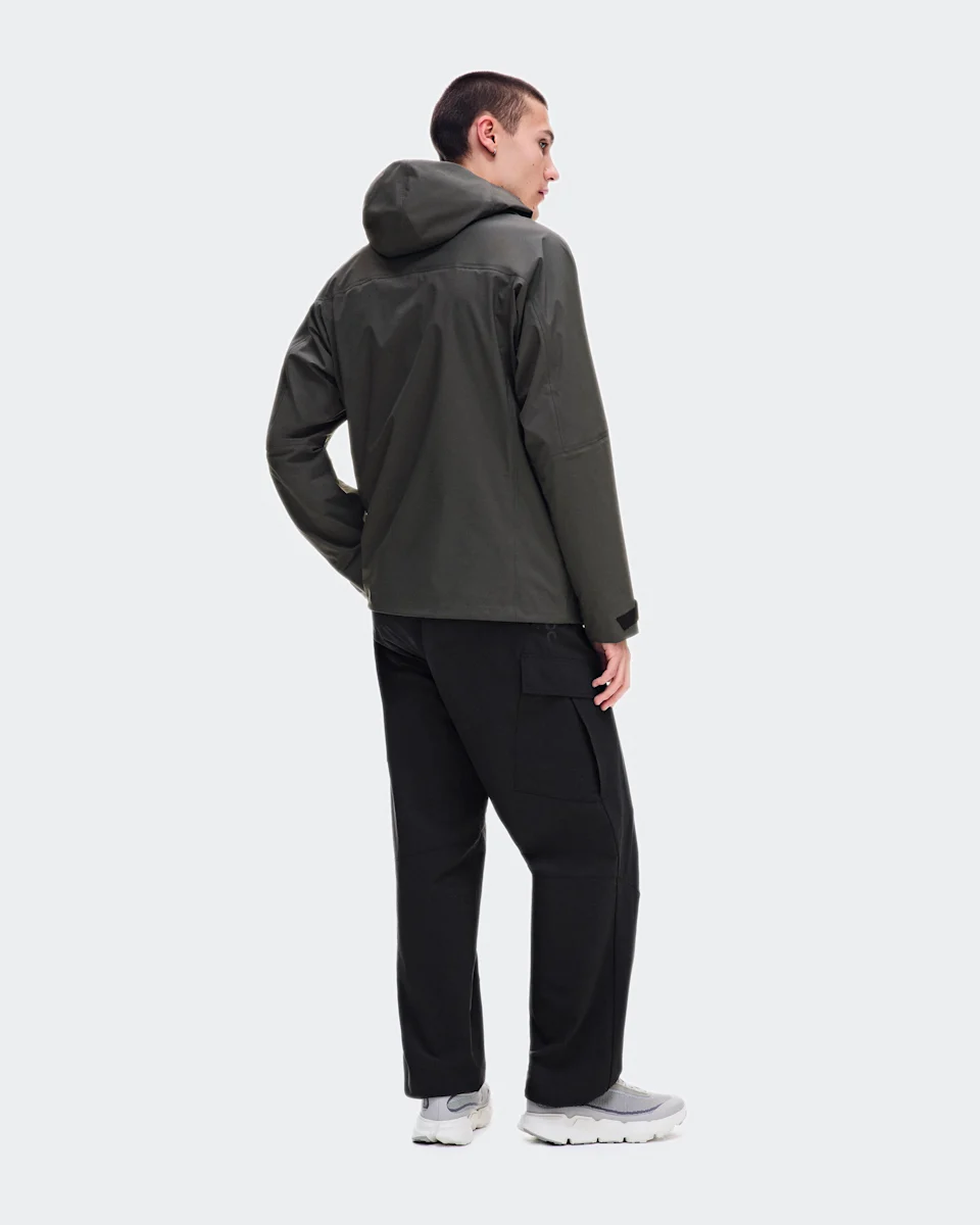 On Ascent Jacket Espresso Masculino