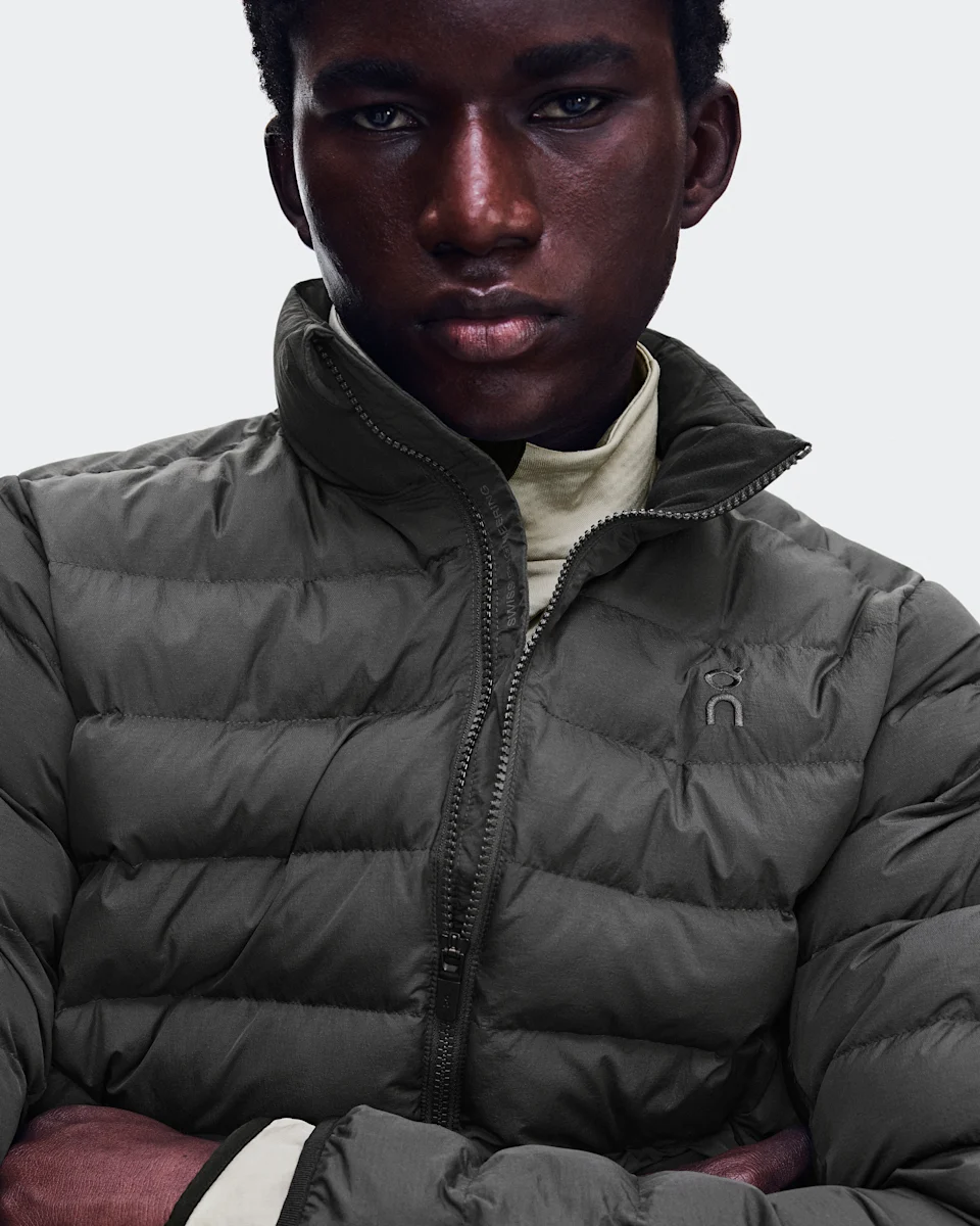 On Ascent Puffer Jacket Espresso Masculino