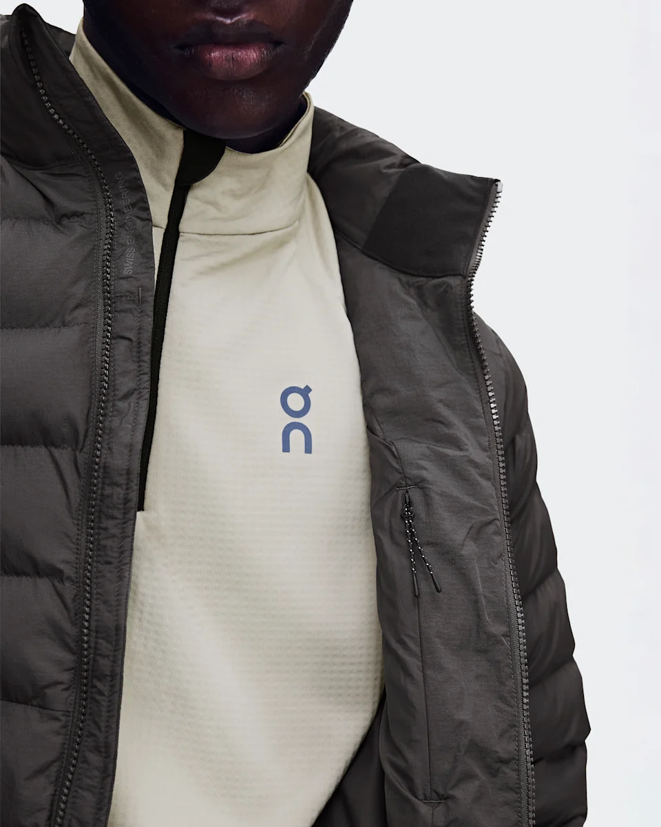 On Ascent Puffer Jacket Espresso Masculino