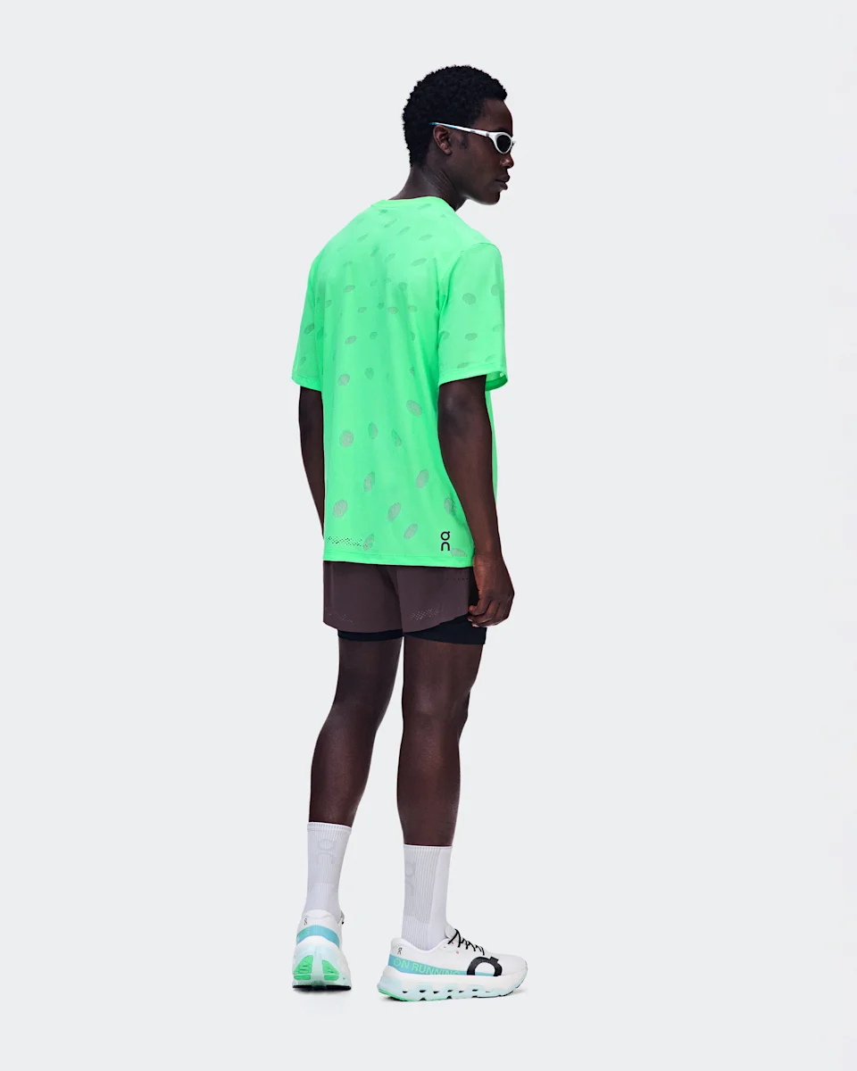 On Zero 2-in-1 Shorts Urchin & Black Masculino