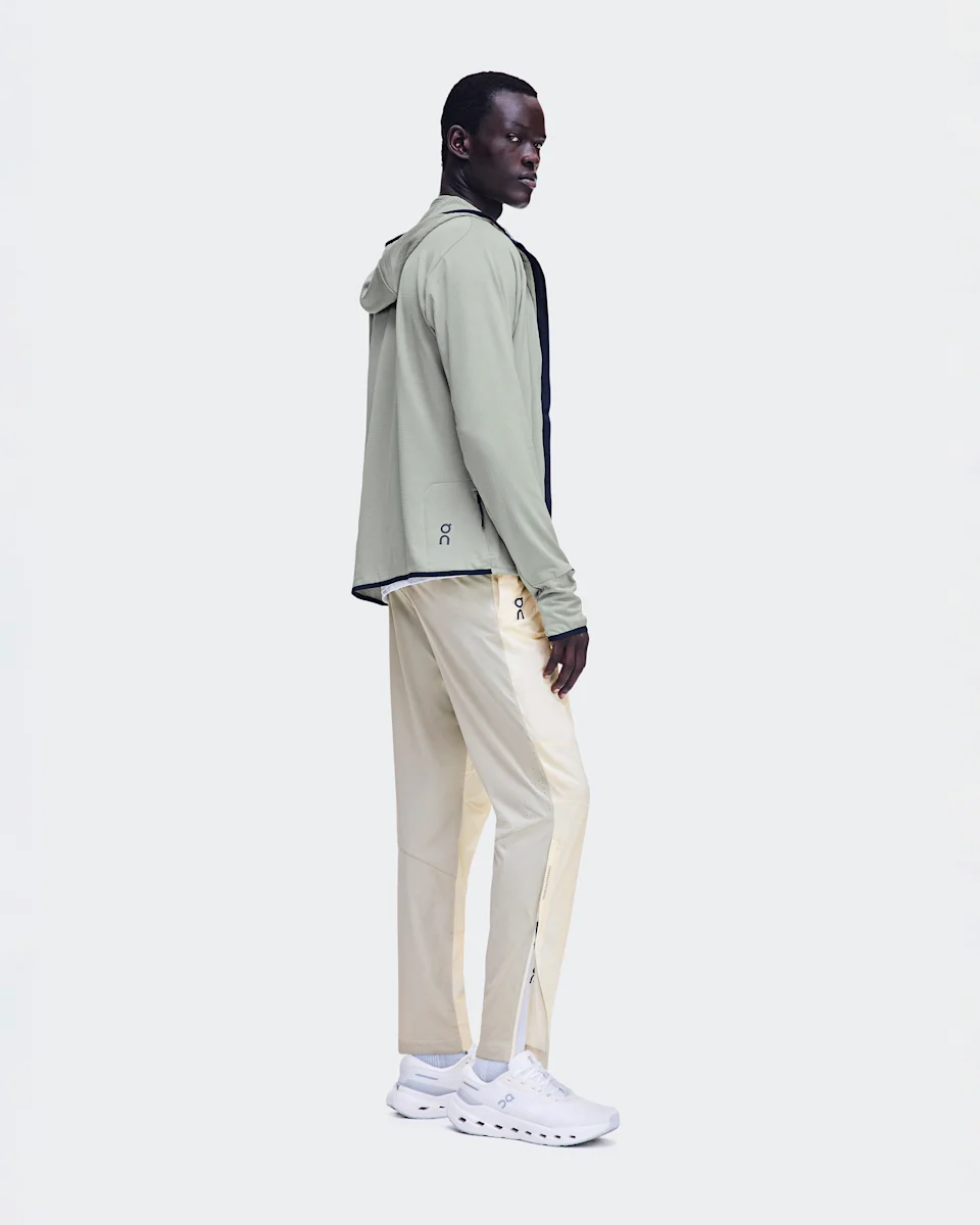 On Climate Zip Hoodie Brume Masculino