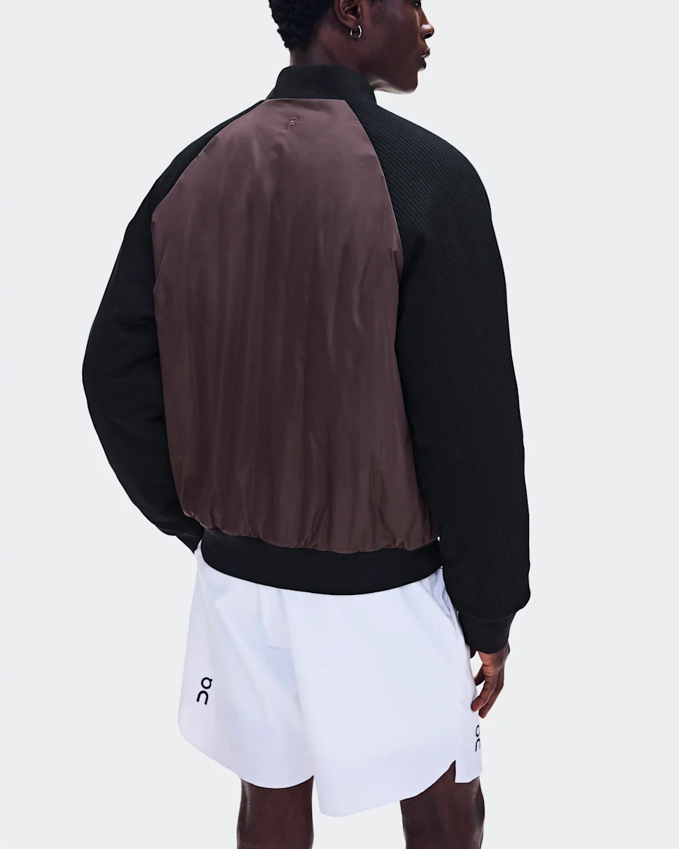 On Courtside Bomber Mulberry & Black Masculino