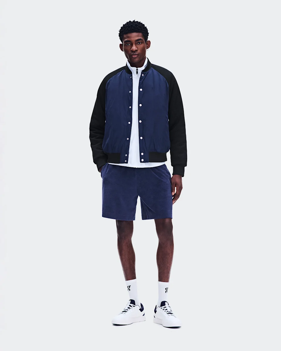 On Courtside Bomber Inkwell & Black Masculino