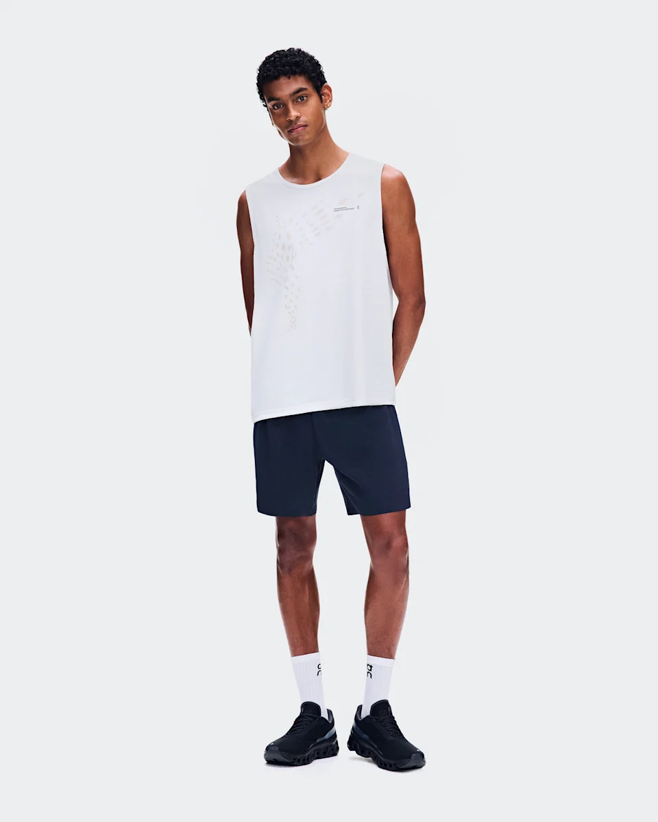 On On Run Tank White Masculino
