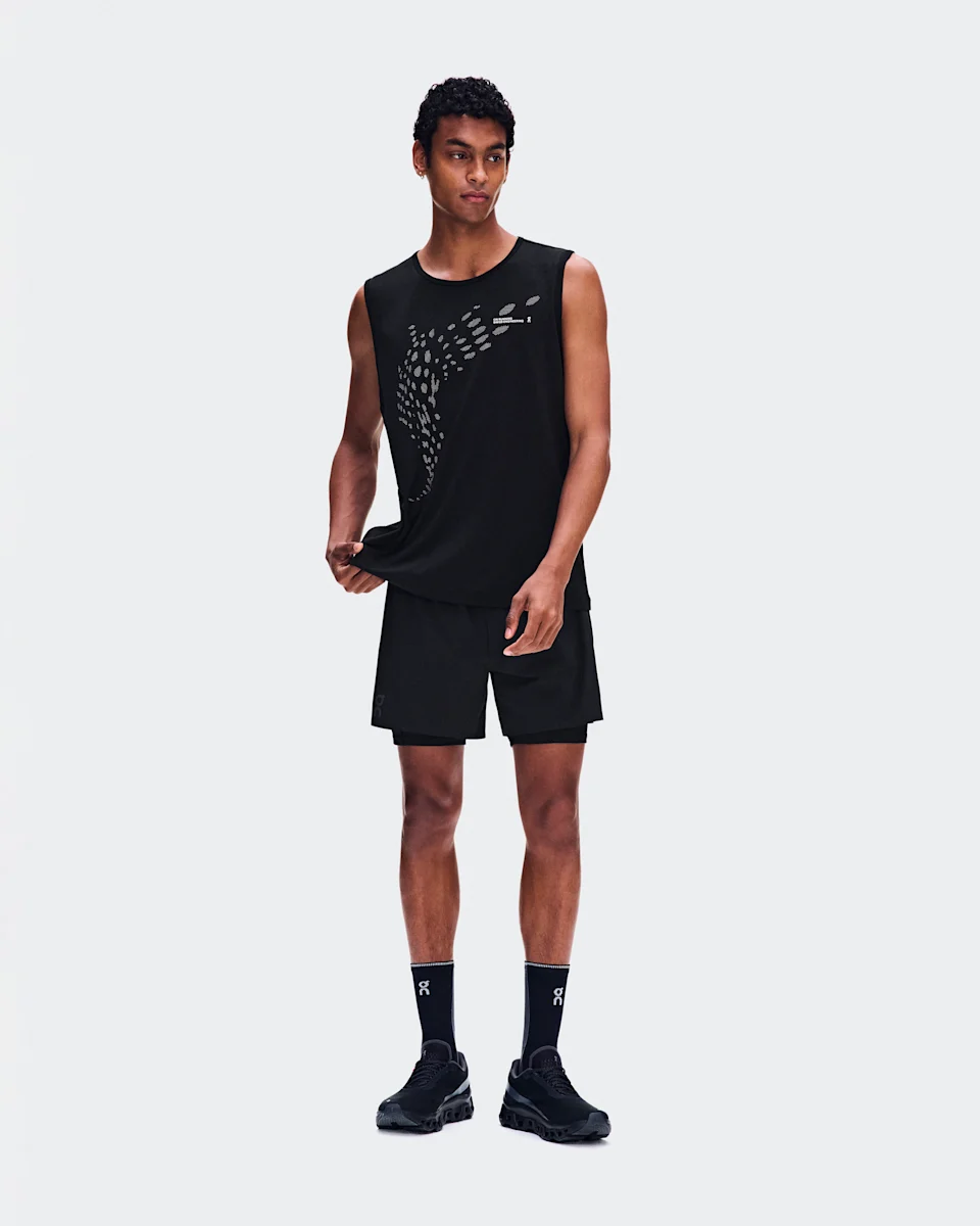 On On Run Tank Black Masculino – Correr, treinar, todo dia