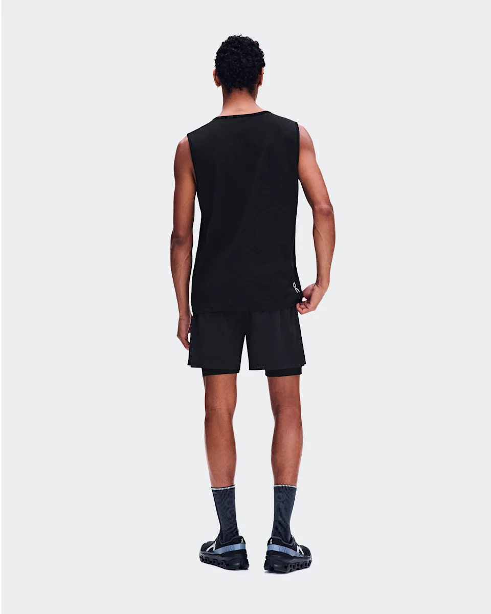 On On Run Tank Black Masculino