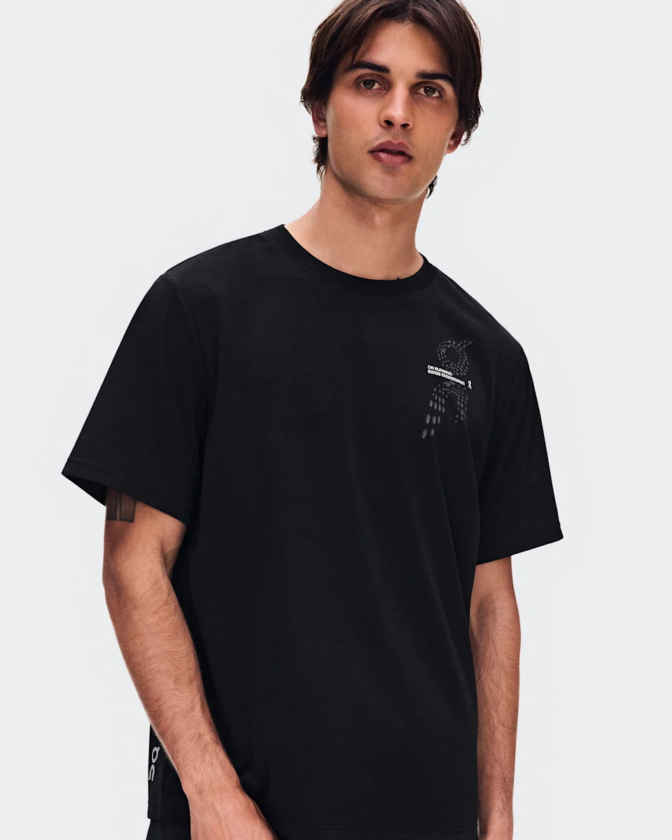 On On Run-T Black Masculino