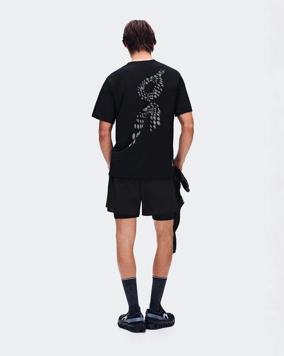 On On Run-T Black Masculino