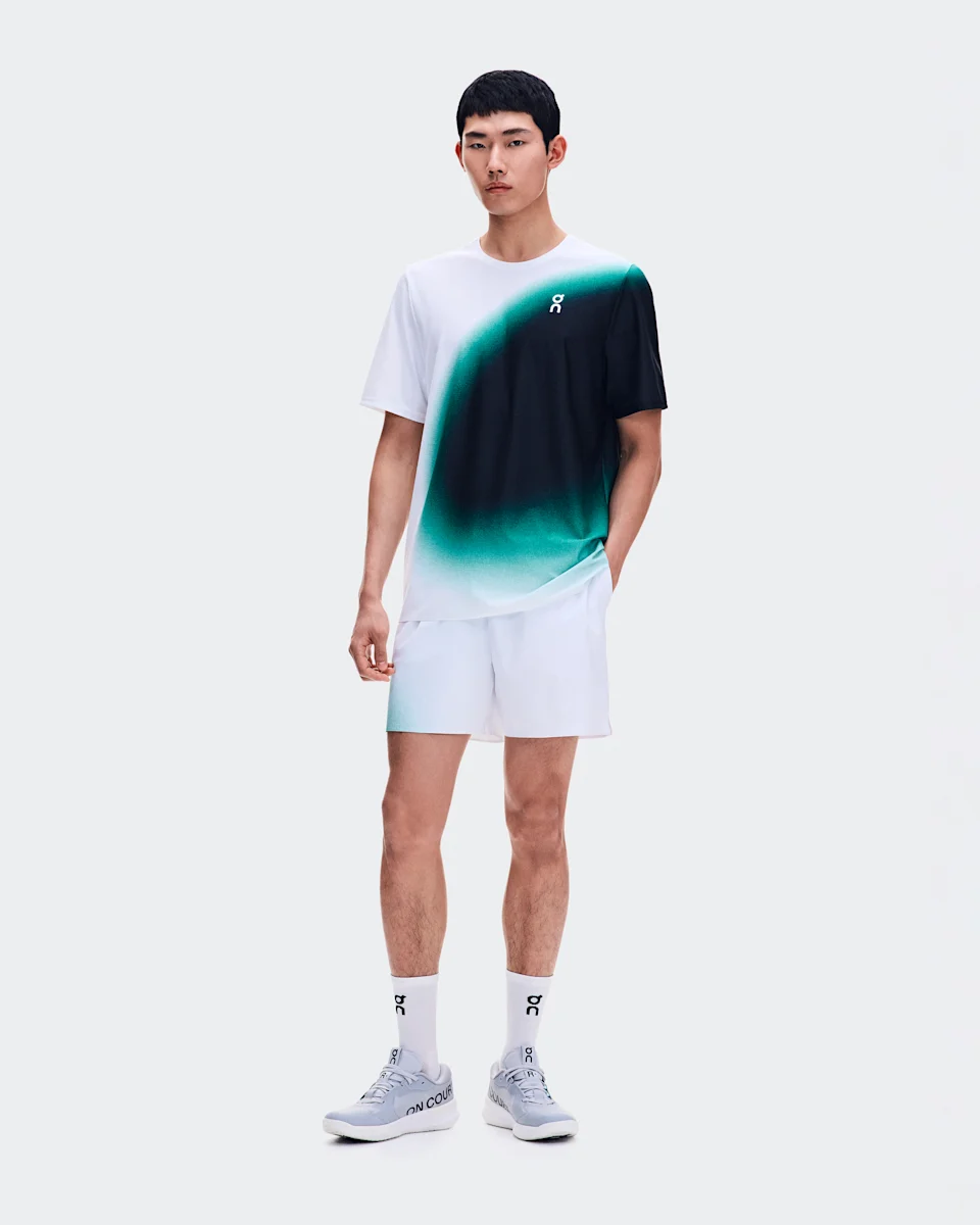 On Court-T Swing White & Neem Masculino