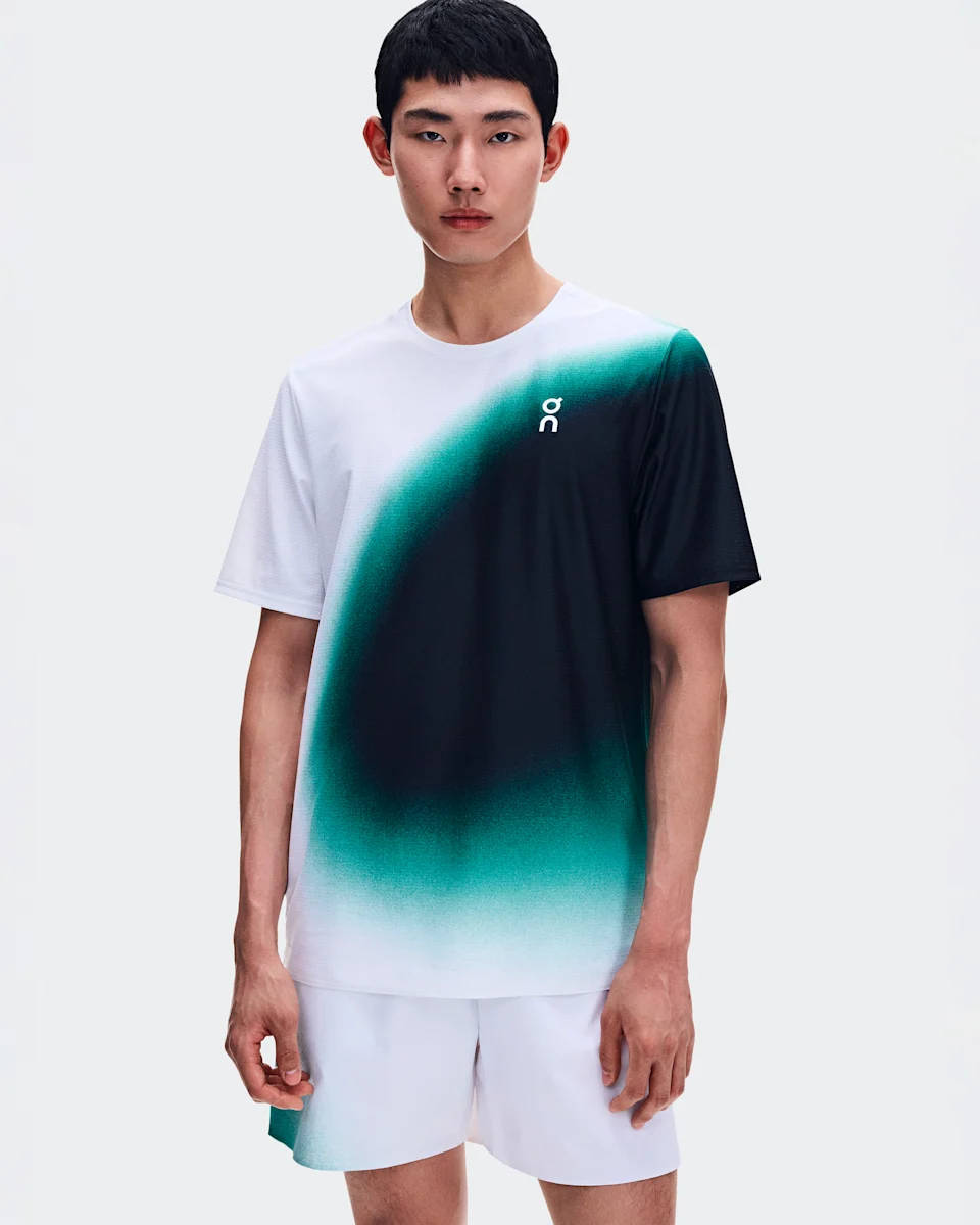 On Court-T Swing White & Neem Masculino