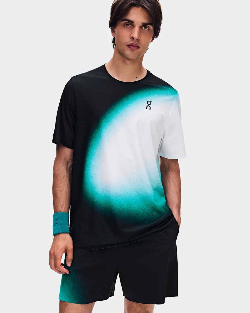 On Court-T Swing Black & Neem Masculino