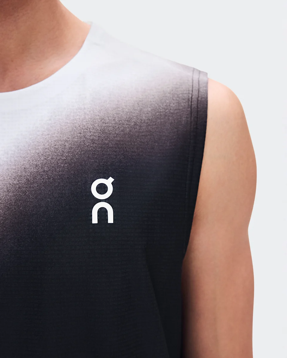 On Court Tank Swing White & Mulberry Masculino