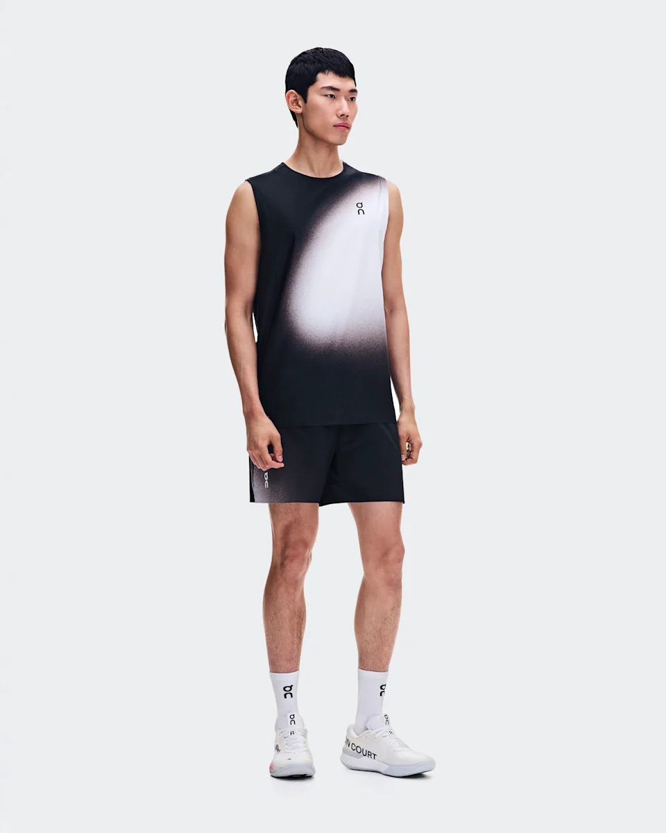 On Court Tank Swing Black & Mulberry Masculino