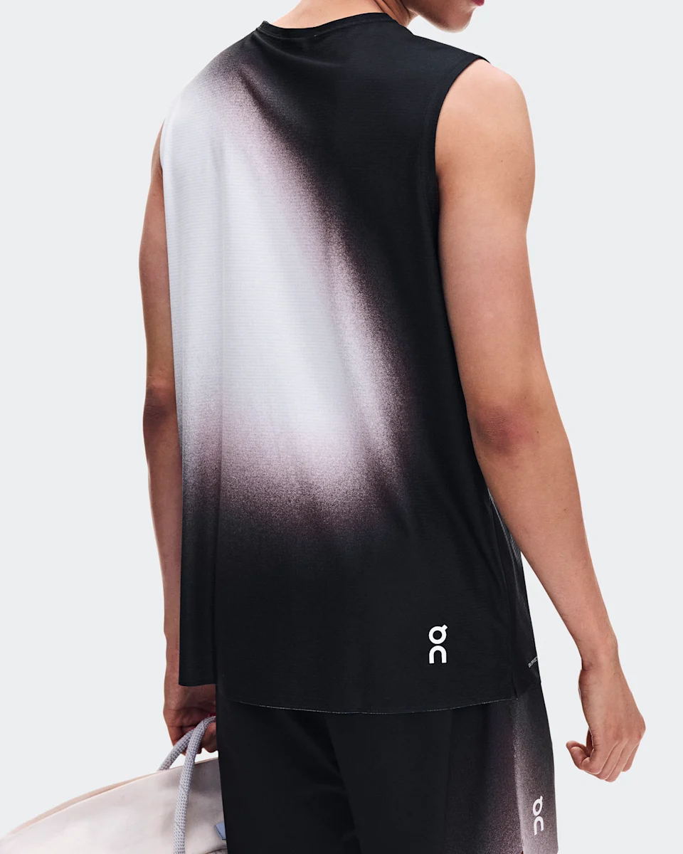 On Court Tank Swing Black & Mulberry Masculino