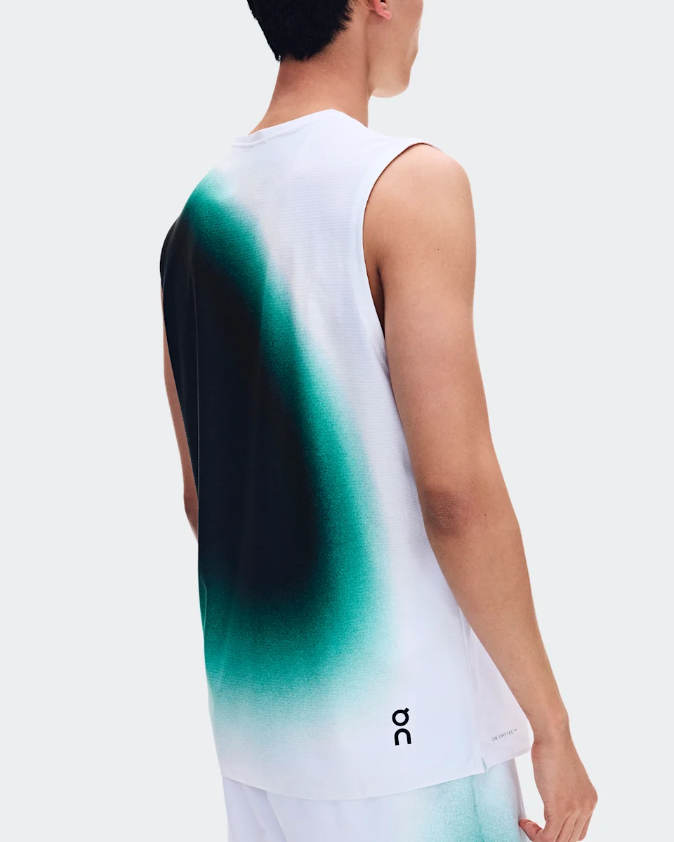 On Court Tank Swing White & Neem Masculino