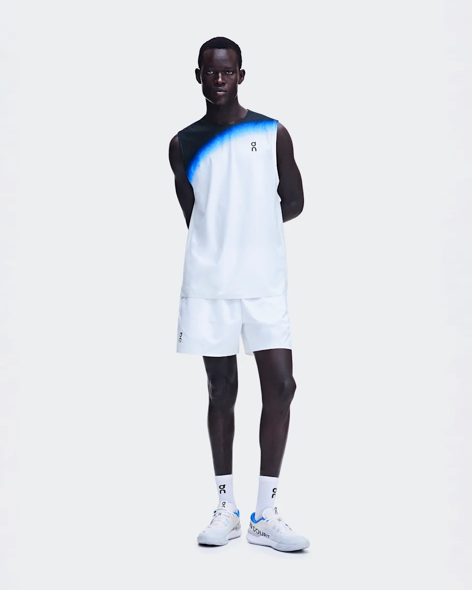 On Court Tank Swing White & Jay Masculino