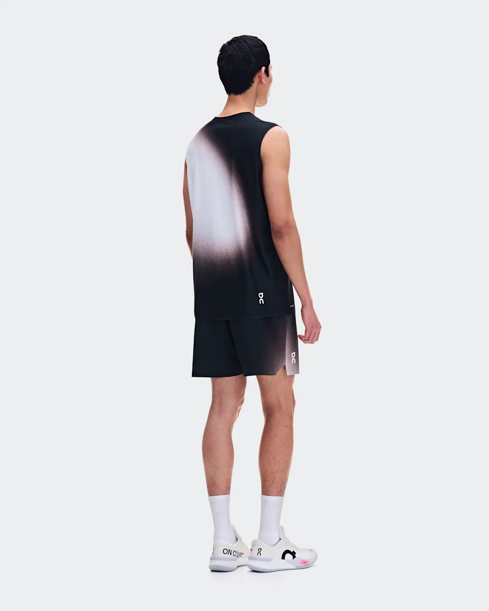 On 5" Court Shorts Swing Black & Mulberry Masculino